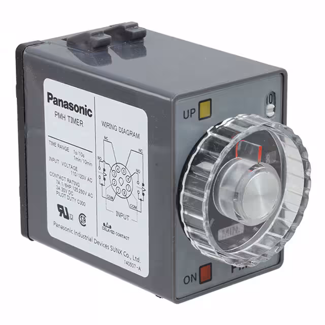 PMH-10M-AC120V Panasonic Industrial Automation Sales Relais temporisés